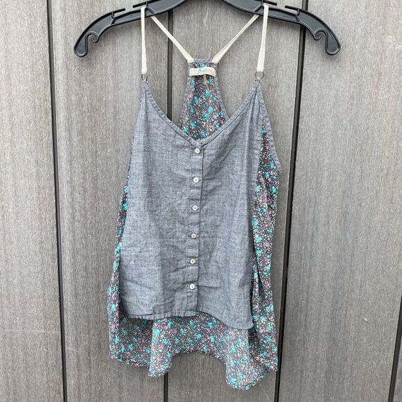 Freebird Racerback Floral Tank Top - Picture 8 of 8